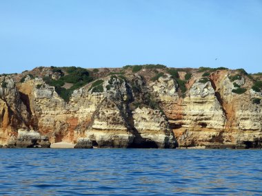 Lagos ve Cap Vincent arasındaki Resimli Algarve Sahili