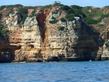 Lagos ve Cap Vincent arasındaki Resimli Algarve Sahili