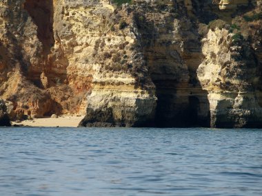 Lagos ve Cap Vincent arasındaki Resimli Algarve Sahili