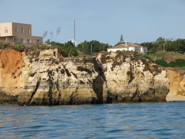 Lagos ve Cap Vincent arasındaki Resimli Algarve Sahili