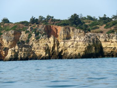 Lagos ve Cap Vincent arasındaki Resimli Algarve Sahili