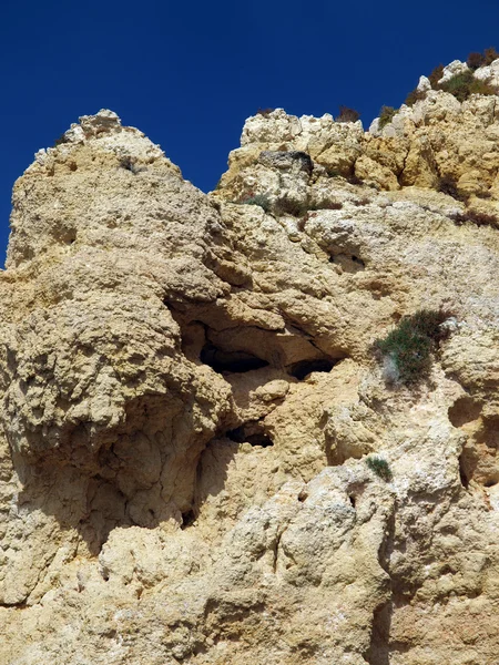 stock image Picturesque Algarve coast between Lagos and the Cap Vincent