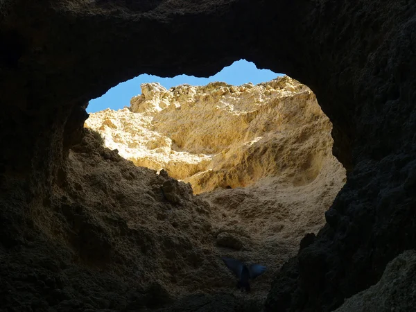 stock image Picturesque Algarve coast between Lagos and the Cap Vincent