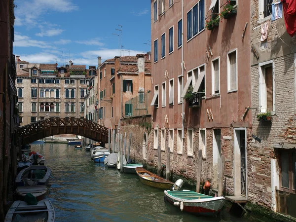 Venetië - rustige en charmante wijk van dorsoduro — Stok fotoğraf