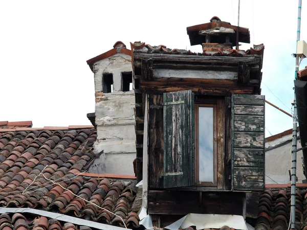 Veneza - os telhados de edifícios no Campo San Stefano — Fotografia de Stock