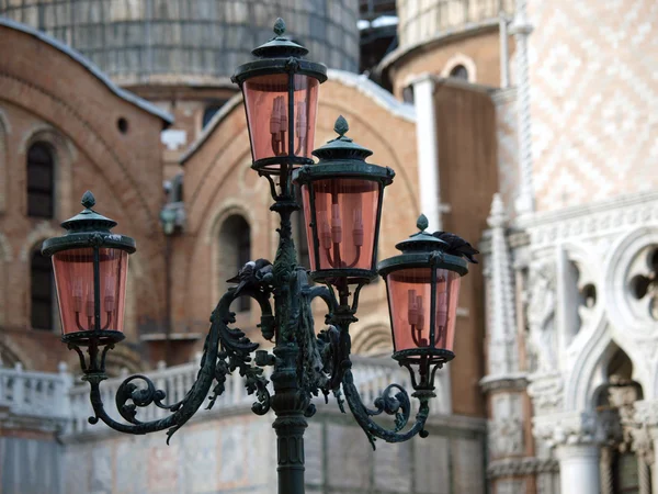 stock image Venice - lanterns at St. Mark's Square