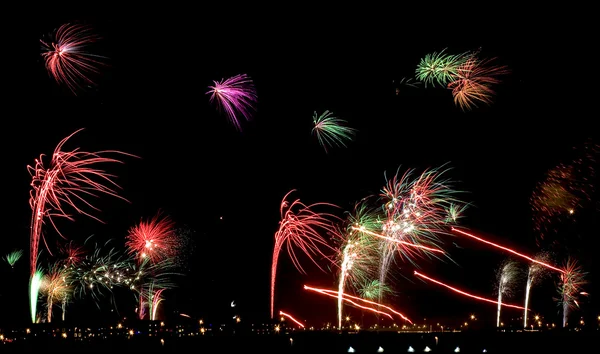 Fireworks New Year Eve — Stock Photo, Image