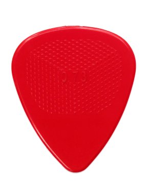 Guitar plectrum closeup isolated on white #1 clipart