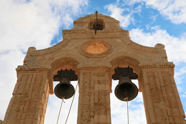 stock image Bell tower of Arkadi's Monastery (Crete, Greece)