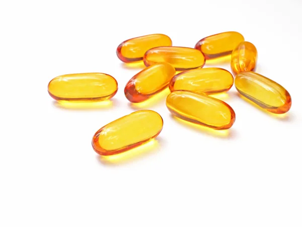 Pills on the white background — Stock Photo, Image