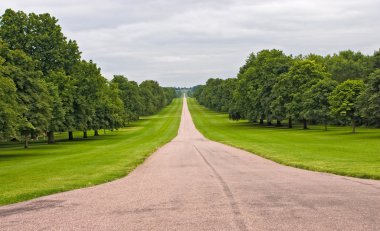 The Long Walk at Windsor, United Kingdom. clipart