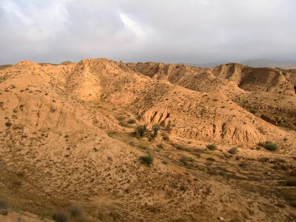 Paesaggio desertico in Tunisia — Foto Stock