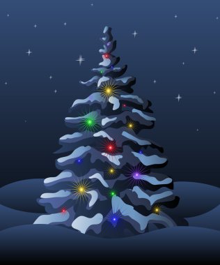 Christmas tree clipart