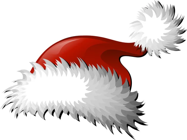 Chapeau de Père Noël — Image vectorielle
