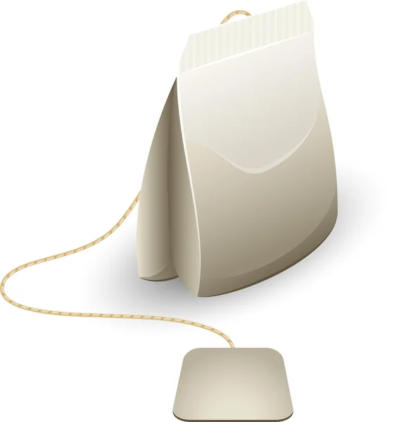 Чайних Пакетиків Шпалерами Білого Кольору Eps Jpeg — стоковий вектор