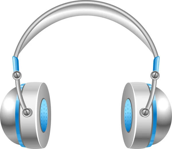 Headphones White Eps Jpeg — Stock Vector