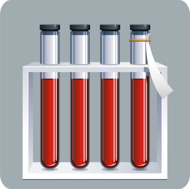 Blood samples clipart