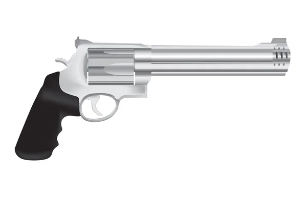 Illustration Pistolet Revolver — Image vectorielle