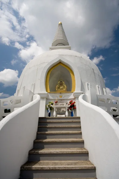 stock image Peace stupa with beaztiful sky