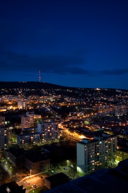 Cityscape akşam-pecs, Macaristan