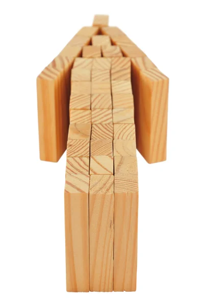 Dřevěný šíp — Stock fotografie