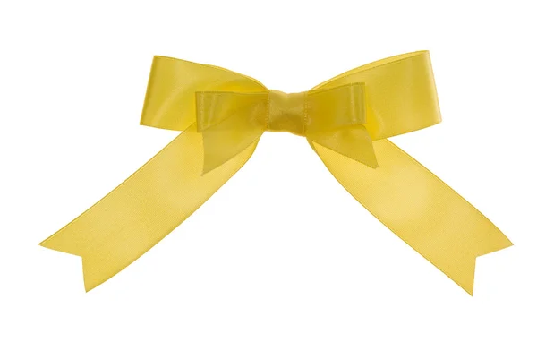 Yellow bow — Stock Photo, Image