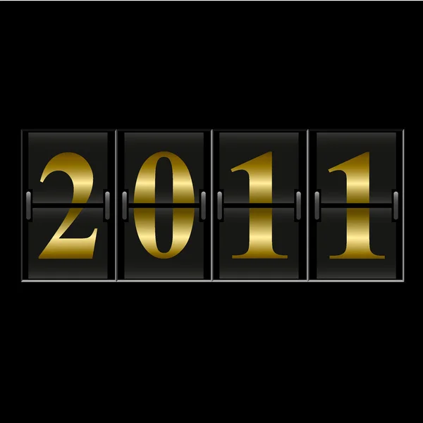 2011 új évet számláló — Stock Vector