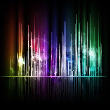 Abstract multicolored lines background. Vector eps10 illustration clipart