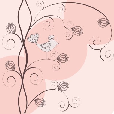 Elegant floral background clipart