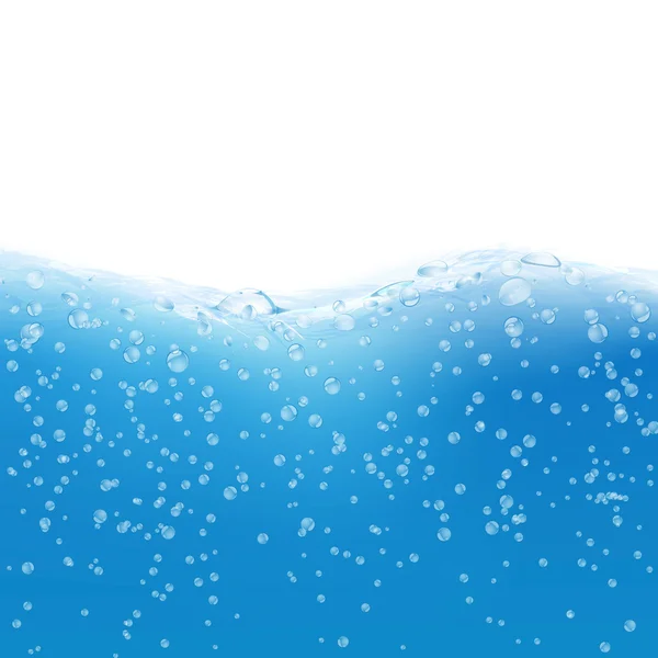 Abstrakt blå vatten bakgrund — Stock vektor