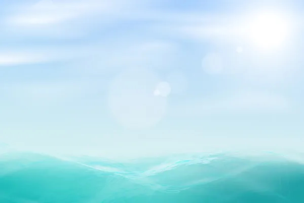 Абстрактний красивий морський і небесний фон — стоковий вектор