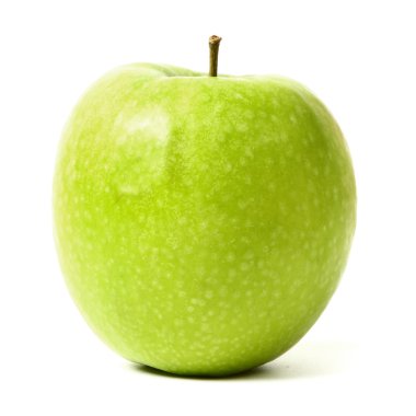 beyaz zemin üzerinde elma 3 farklı renkler