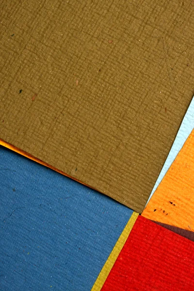 Handmade color papers — Stock Photo, Image