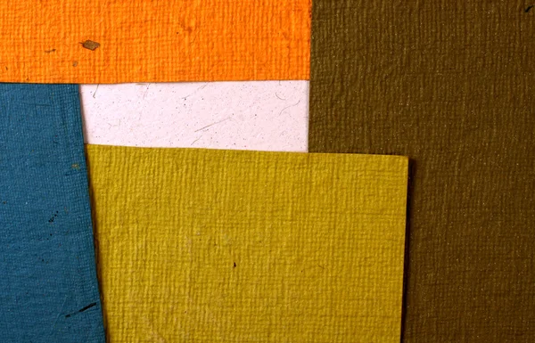 Handgjord färg papper — Stockfoto