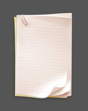 Note paper clipart