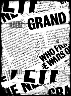 News paper text clipart