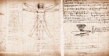 Vitruvian Man clipart