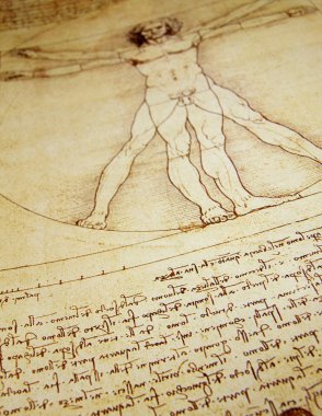 Photo of the Vitruvian Man clipart