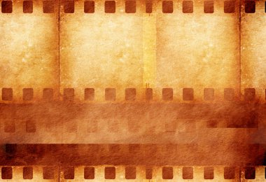 Grungy film clipart