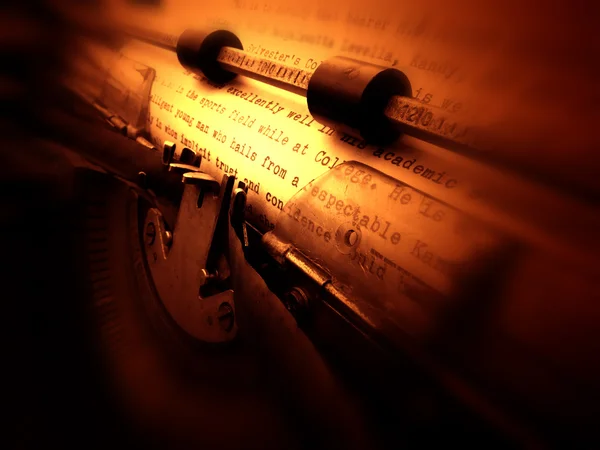 Oude schrijfmachine — Stockfoto