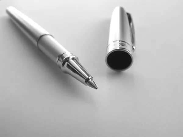 Detailní záběr psací pero — Stock fotografie