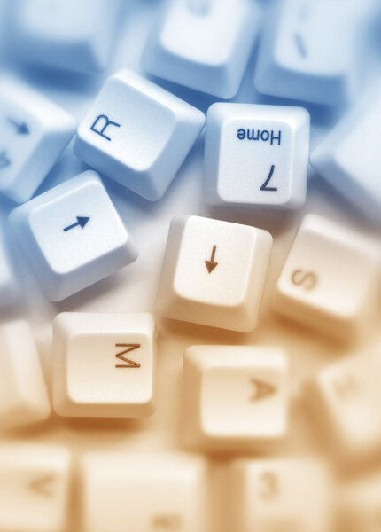:Close up of Computer keys