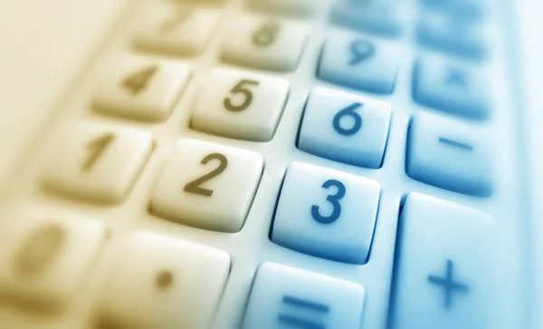 Close-up van het Calculator toetsenbord — Stockfoto