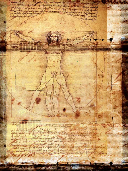 Vitruvius Adamı — Stok fotoğraf