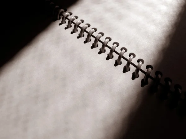 Livro de notas em espiral — Fotografia de Stock