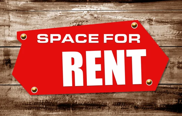 Closed and rent sign — Stock Photo, Image