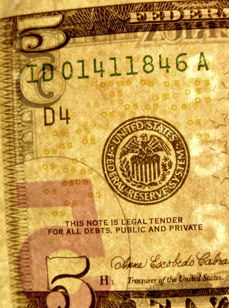 Доларах США — стокове фото