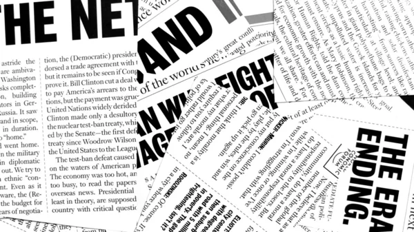 News paper text — Stock Photo, Image
