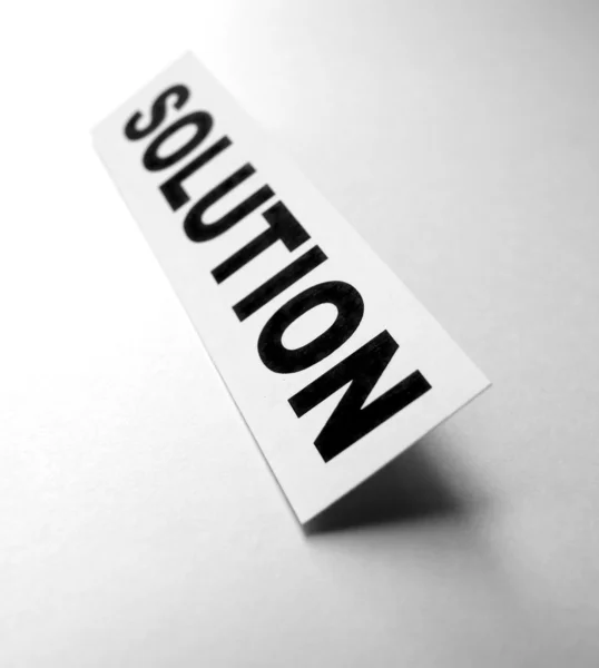 Solution — Stock Photo, Image
