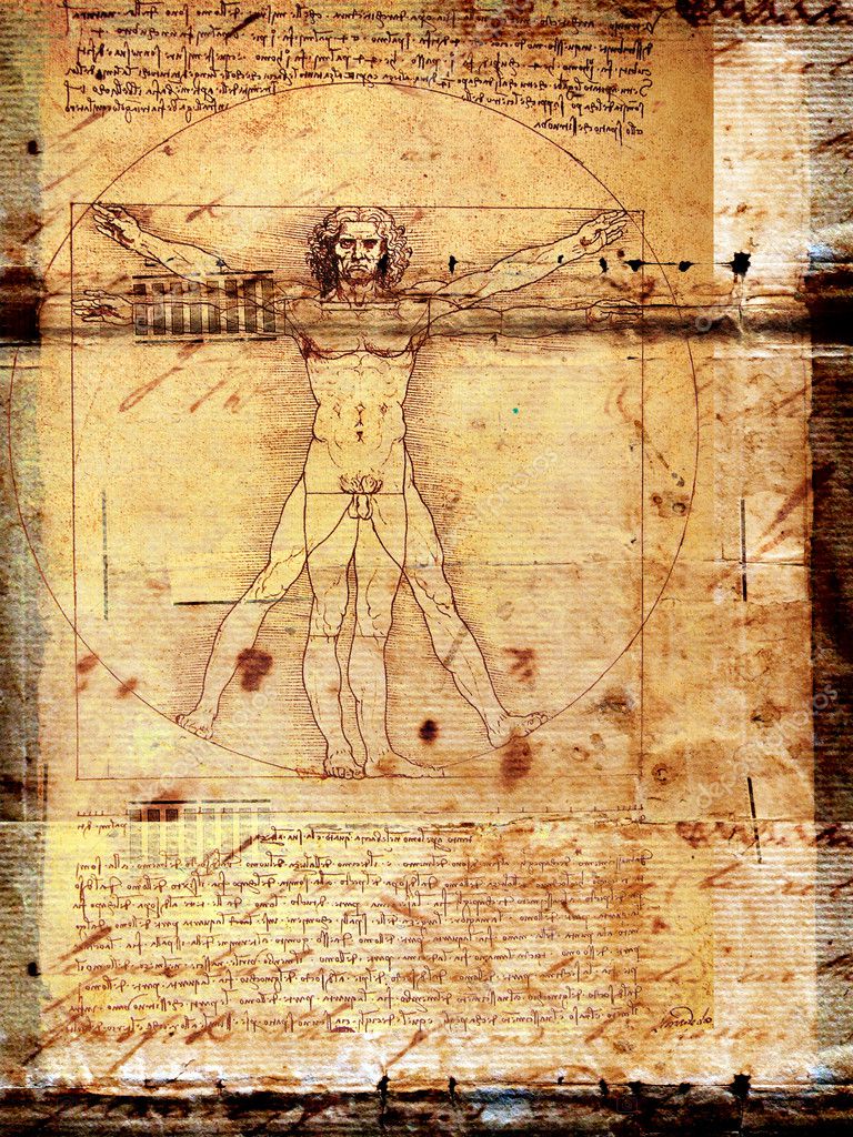 Vitruvian Man — Stock Photo © janaka 3971394